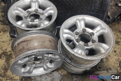 Диски колесные литые 6 x 139.7 R15 б/у (комплект 5 штук) - купить Челябинске