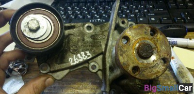 Помпа с роликом Fusion 2002-2012, Focus II 2005-2008, Fiesta 1995-2000, C-MAX 2003-2011 б/у - купить Челябинске