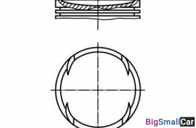 Поршень поштучно mopisan MP900400 76,5 1,4 16V 1.2