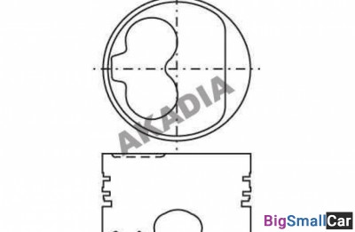 Поршень поштучно mopisan 1029007000 1.6TD 76.5