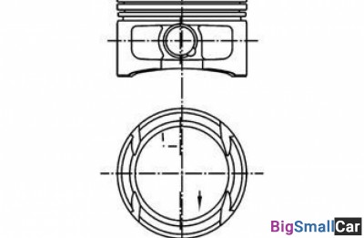 Поршень поштучно kolbenschmidt 99909600