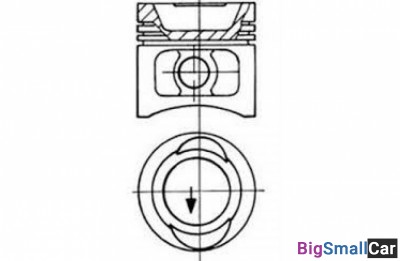Поршень поштучно mopisan MP896500 1.3 MH HK 75.0 1