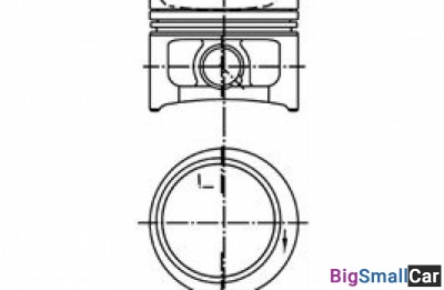 Поршень поштучно ATS MP893502 67.1 плюс 0.5 1x1.2x2