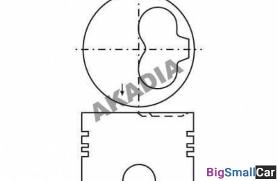 Поршень поштучно mopisan MP904912 1.7D 79,5 плюс 0,5мм