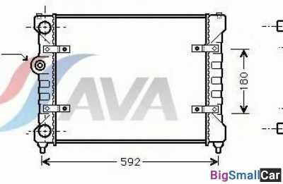 Радиатор охлаждения AVA quality cooling ST2023 - купить Челябинске