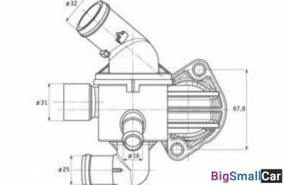 Термостат в сборе behr TI1587 в сборе - купить Челябинске