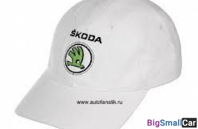 Бейсболка VAG 81129 skoda, белая