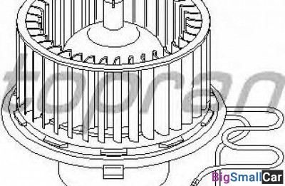 Вентилятор печки hans pries 111353755 - купить Челябинске