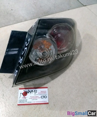 Фонарь задний правый Mazda 3 - купить Челябинске