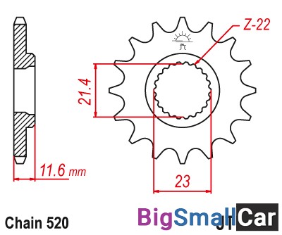 Звезда ведущая JT JTF583.15 - купить Челябинске