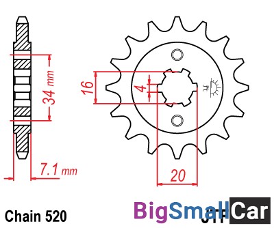 Звезда ведущая JT JTF1903.14 - купить Челябинске