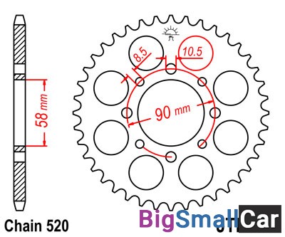 Звезда ведомая JT JTR273.44 - купить Челябинске