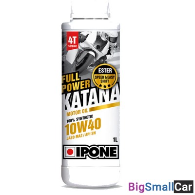 Масло моторное IPONE 4T FULL POWER KATANA SYNTHETIC 10W40 1L 17696 Масло моторное IPONE 4T FULL POWER KATANA SYNTHETIC 10W40 1L 17696