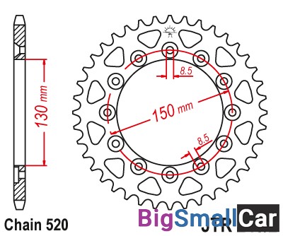 Звезда ведомая JT JTR245/2.42 - купить Челябинске