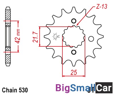 Звезда ведущая JT JTF513.18 - купить Челябинске