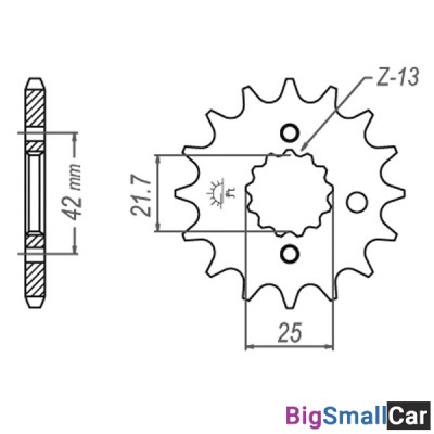 Звезда ведущая JT JTF513.16RB - купить Челябинске
