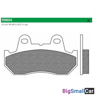 Тормозные колодки New Fren FD0054TS