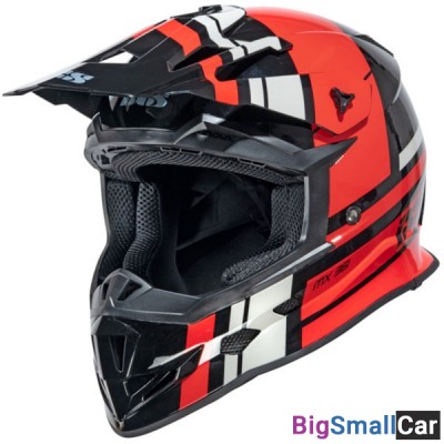 Шлем IXS 361 red/blk/white 2.3 X12038-032-S