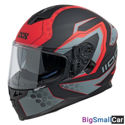 Шлем IXS HX1100 2.2 blk.matt/wh/red S X14082-M32-S Шлем IXS HX1100 2.2 blk.matt/wh/red S X14082-M32-S