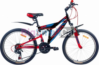 Дорожные велосипеды PIONEER EXTREME 24/15 black-red-blue - купить Челябинске