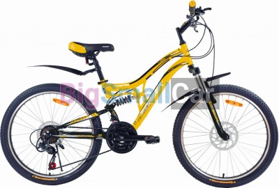Дорожные велосипеды PIONEER FORSAGE 24/14 yellow-black-white - купить Челябинске