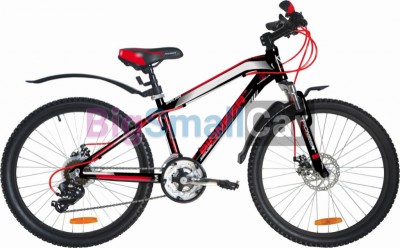 Горные велосипеды PIONEER SAMURAI 24 AL/13 black-red-silver