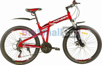 Дорожные велосипеды PIONEER SHUTTLE 26/17 red-black-white Дорожные велосипеды PIONEER SHUTTLE 26/17 red-black-white