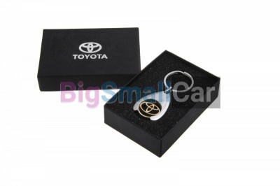 Брелок Для Toyota Съемная Эмблема Хром-Золото, Металлический bgt645