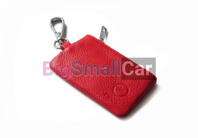 Чехол Для Ключей Opel Универсальный, Кожаный С Тиснением, Красный bgt951