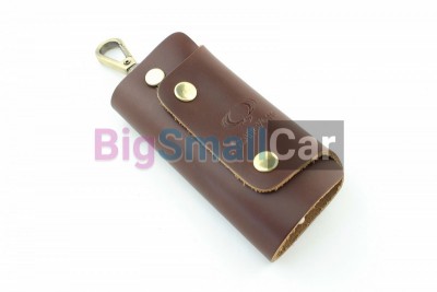 Чехол Для Ключей Ssangyong Универсальный, Кожаный, Темно-Коричневый bgt976