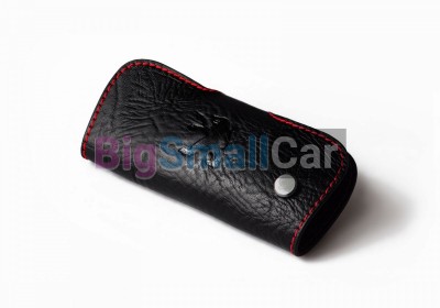 Чехол Для Ключей Peugeot Универсальный, Кожаный, Цвет Нити Красный bgt984