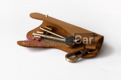 Чехол Для Ключей Audi Универсальный, Кожаный, Бежевый bgt994