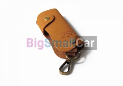 Чехол Для Ключей Chevrolet Универсальный, Кожаный, Бежевый bgt1001