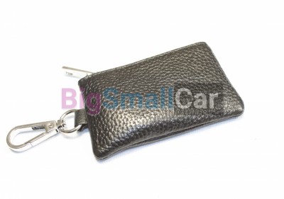 Чехол Для Ключей Mini Универсальный, Кожаный, Черный bgt1004